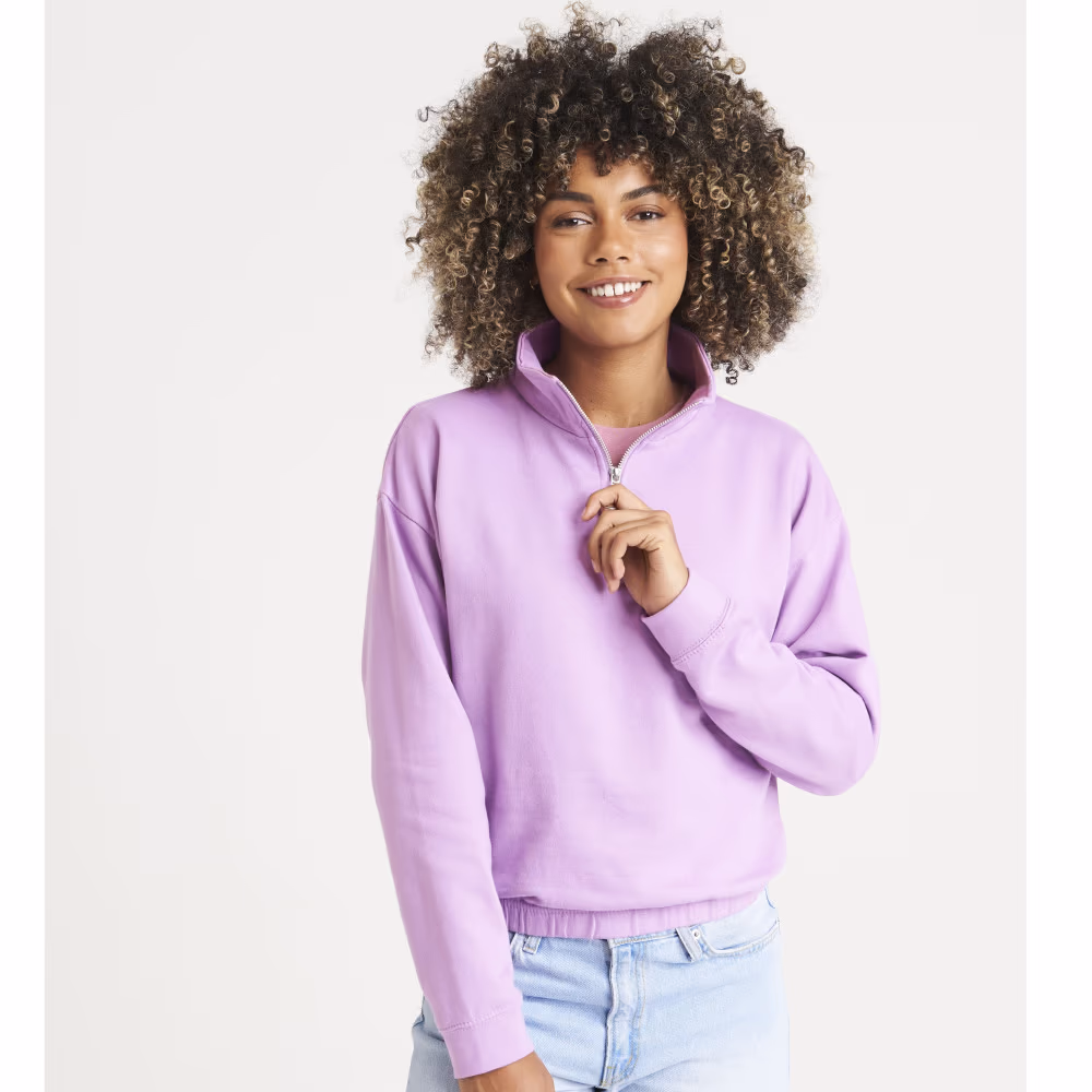 Sudadera Cremallera 1/4 Cropped 1/4 Zip Sweat