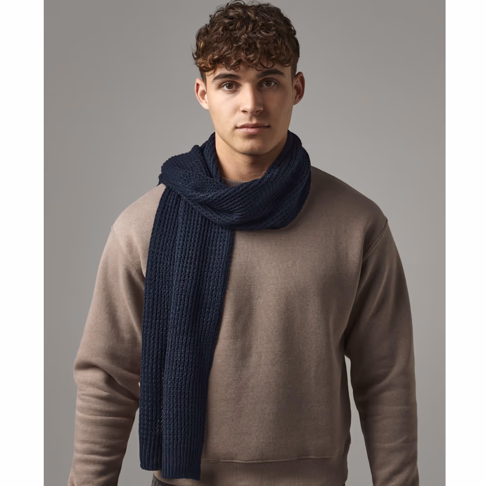 Bufanda Waffle Knit