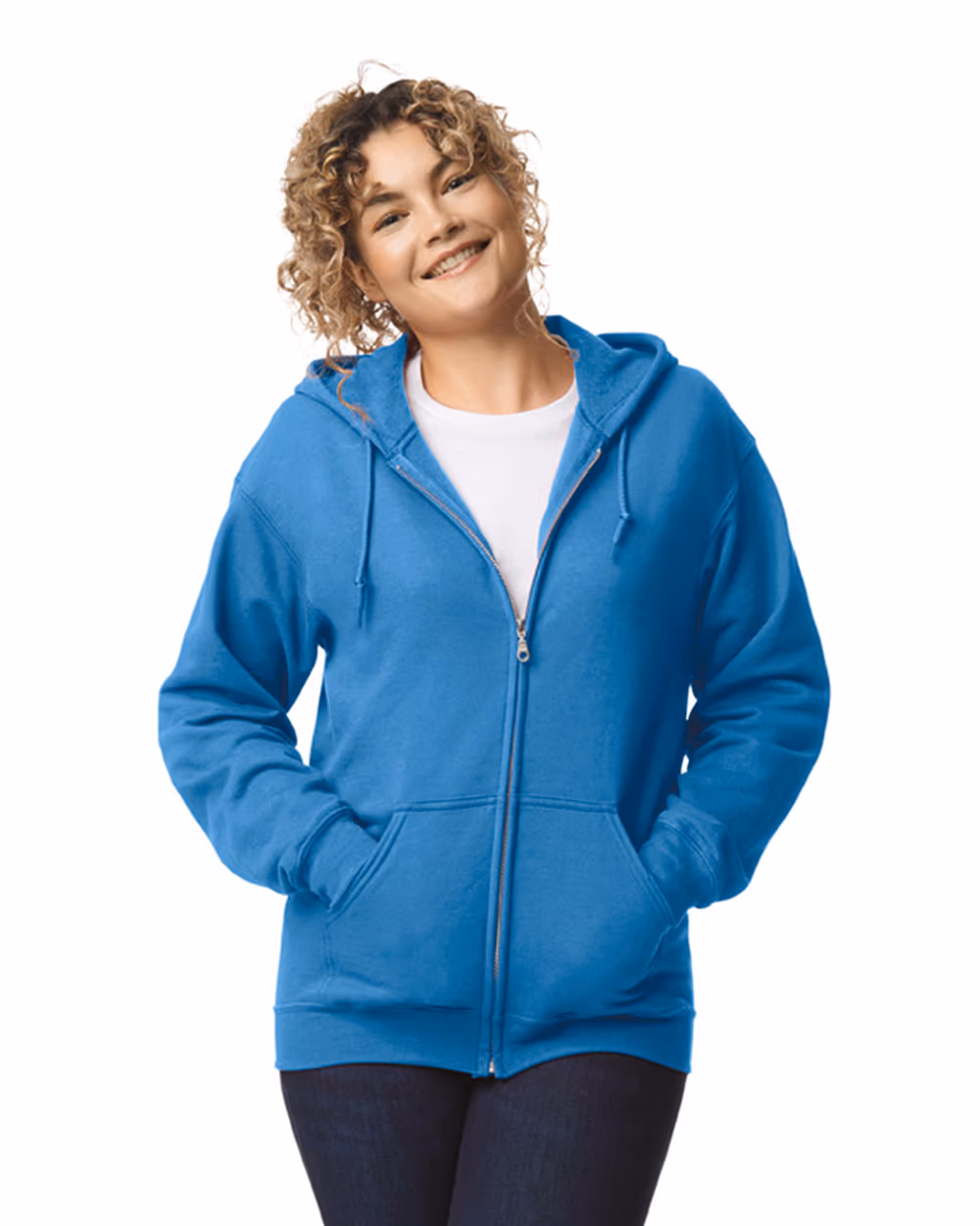 Sudadera Cremallera Capu Heavy Blend Air Jet