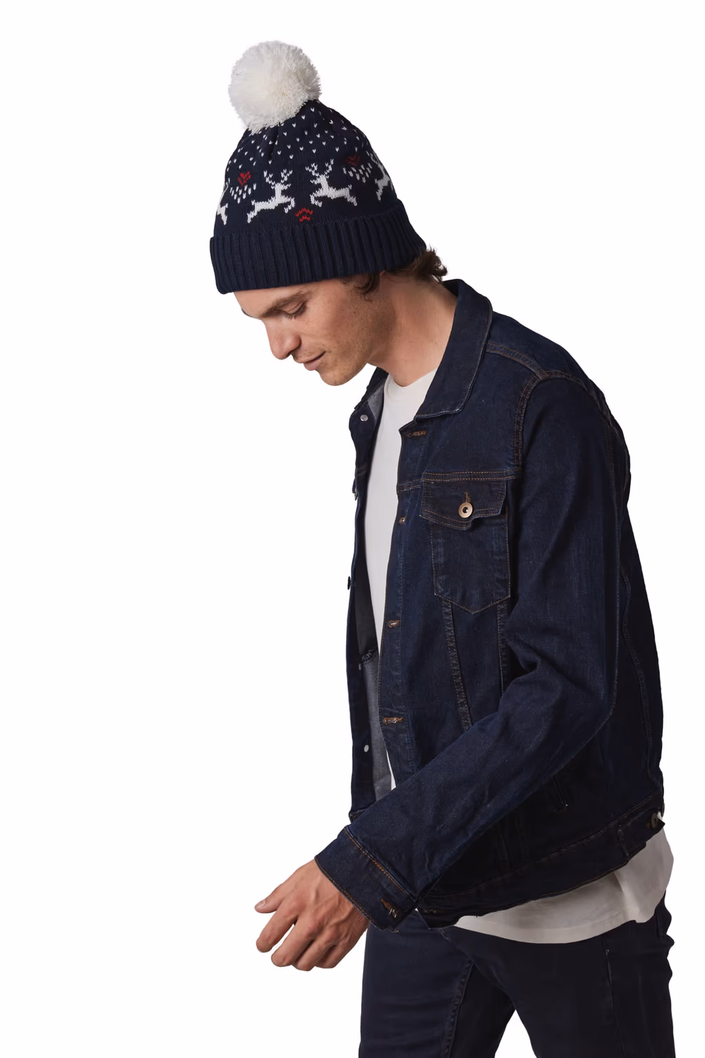Gorro Invierno Navidad Renos