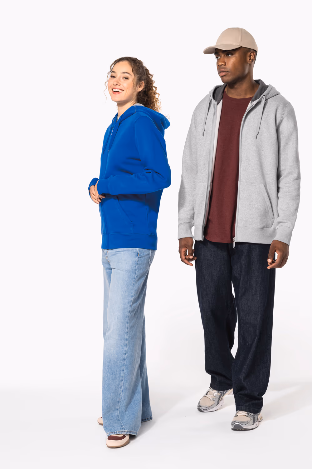 Sudadera Cremallera Capu Bold Capucha