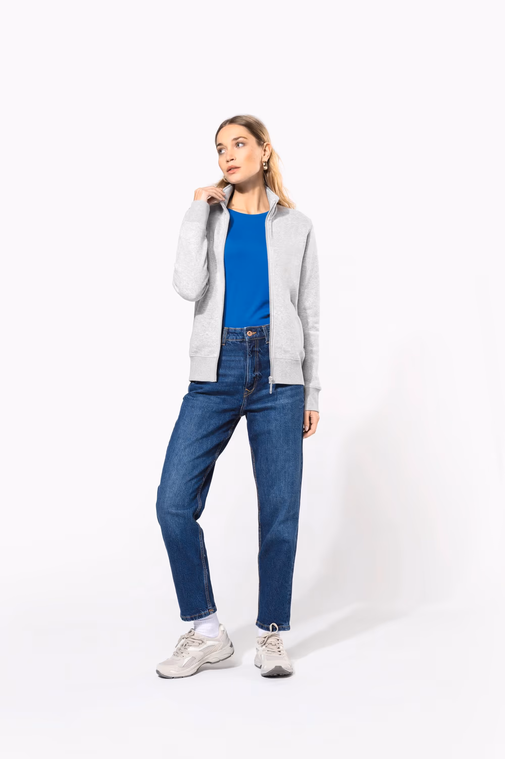 Sudadera Cremallera Mujer Full Zip Felpa