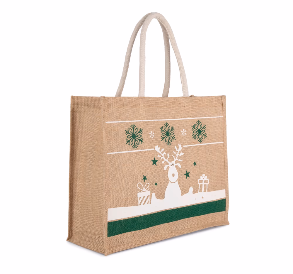 Tote Shopper Yute Christmas