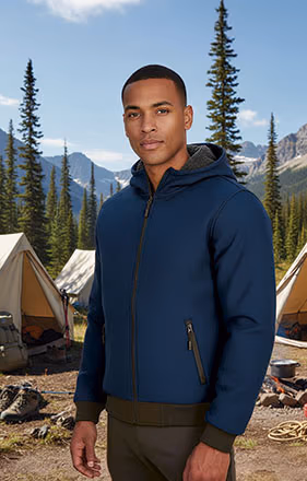 Softshell Chaqueta Borreguito Capucha